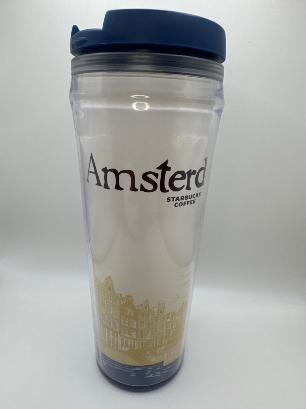 Vintage 2004 Starbucks Amsterdam City Series Travel Tumbler Mug 12oz / 355ml